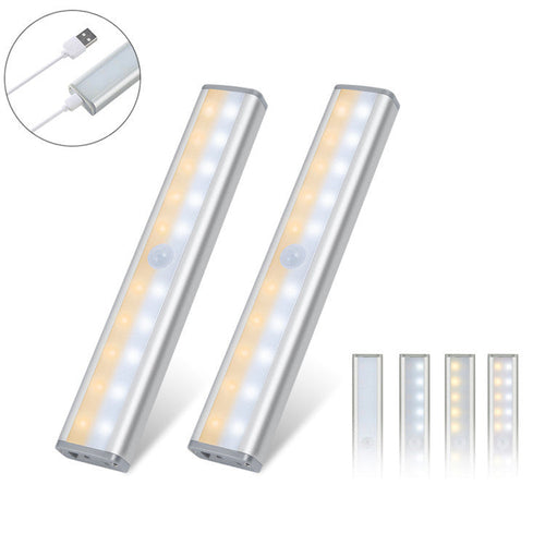 20-LED Rechargeable Motion Sensor Light Bar