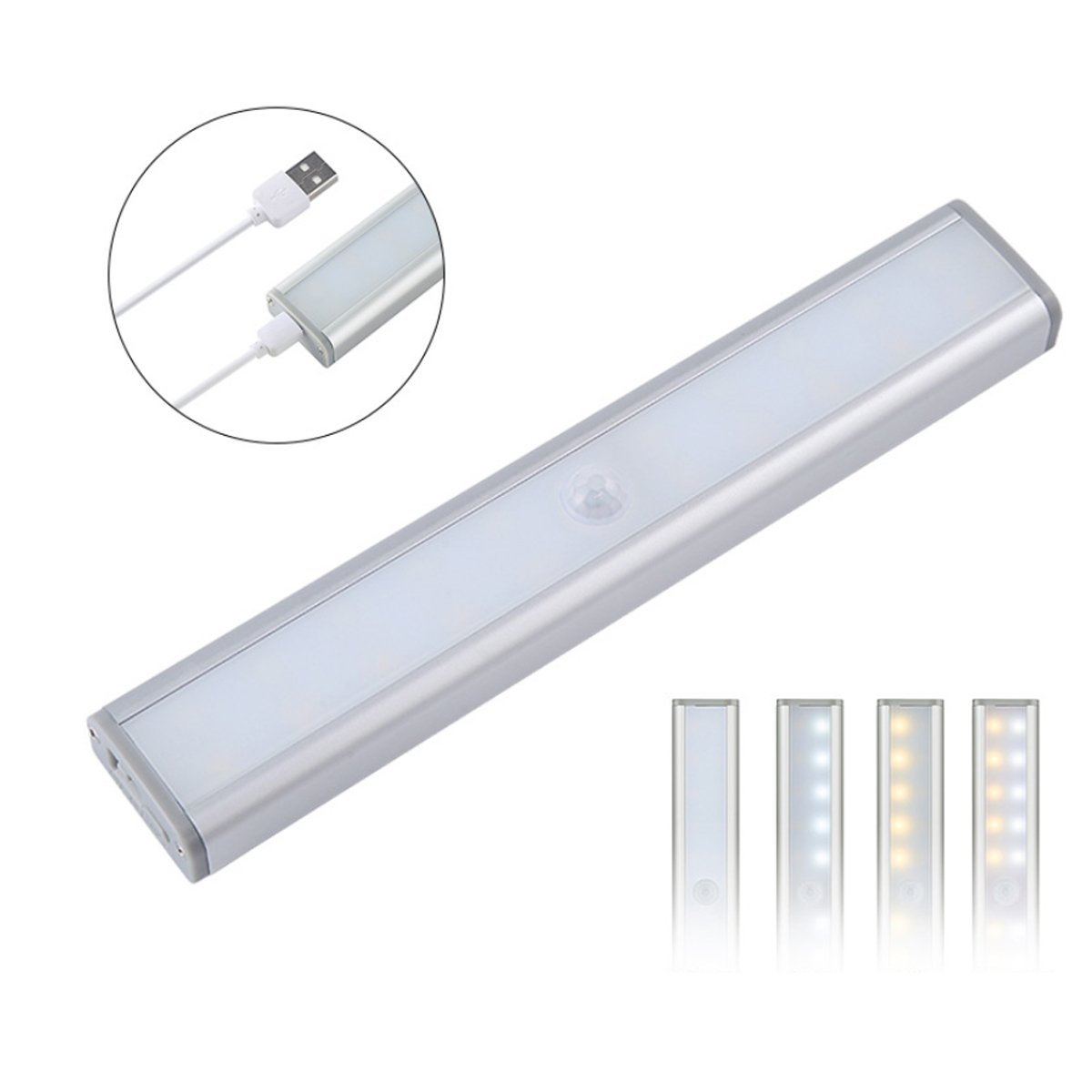 20-LED Rechargeable Motion Sensor Light Bar
