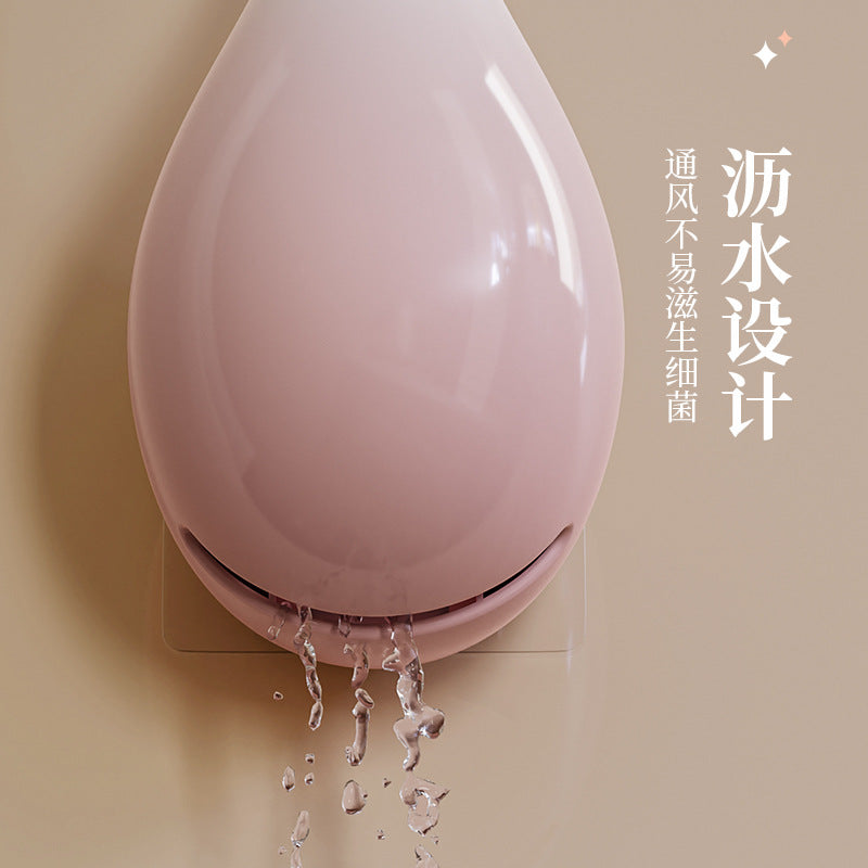 Wall-Mounted Silicone Toilet Brush