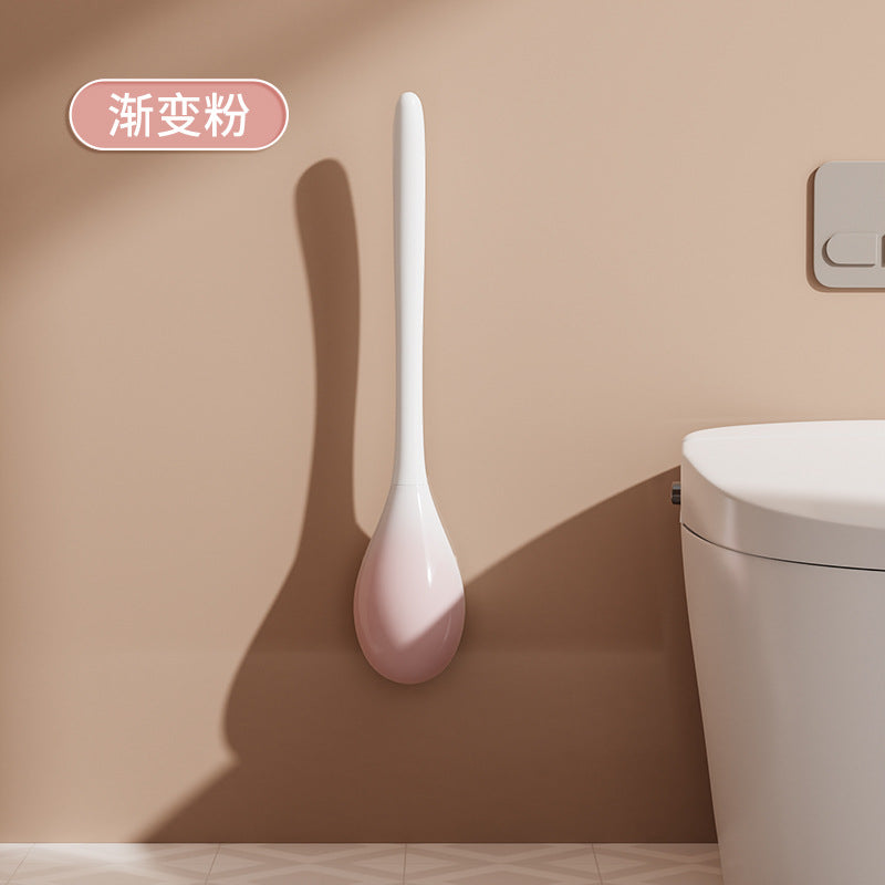 Wall-Mounted Silicone Toilet Brush