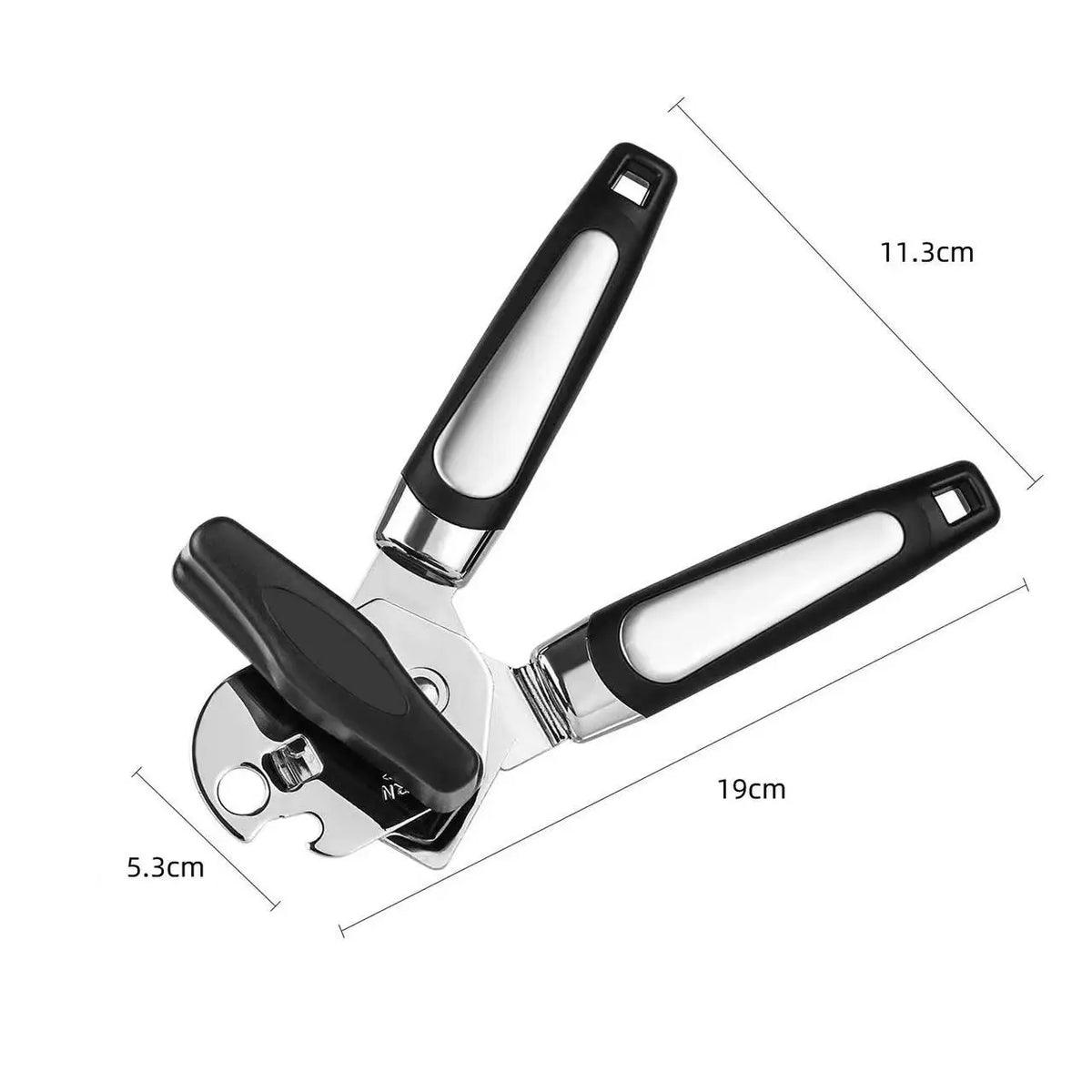 Stainless Steel Manual Can & Bottle Opener