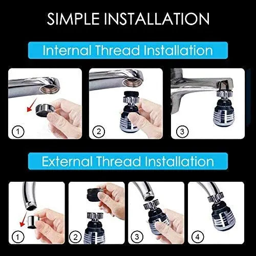 Nestlyra 360° Dual-Mode Faucet Extender
