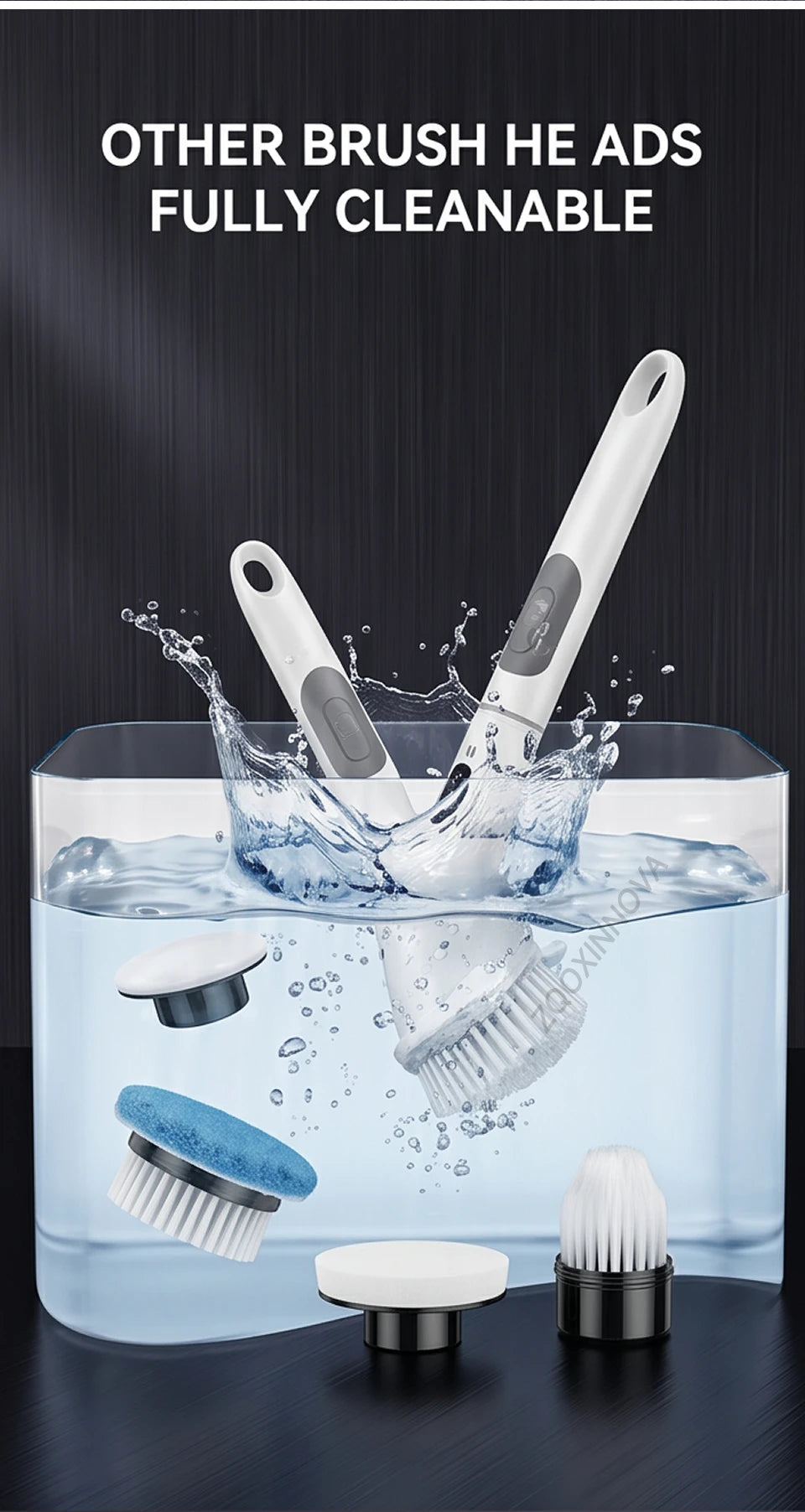 Nestlyra Cordless Multi-Surface Spin Scrubber