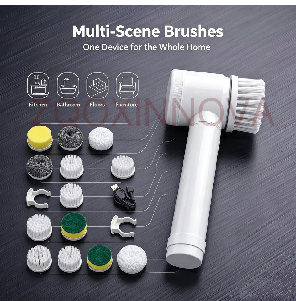 Nestlyra Cordless Multi-Surface Spin Scrubber
