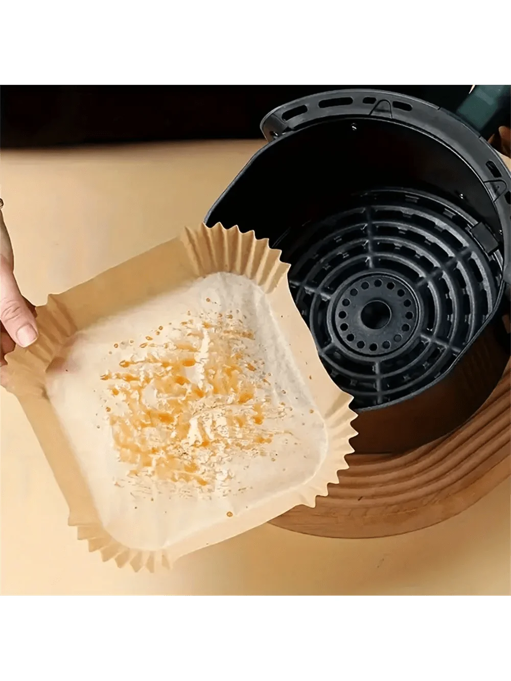 Disposable Air Fryer Paper Liners – 50 or 100 Pack
