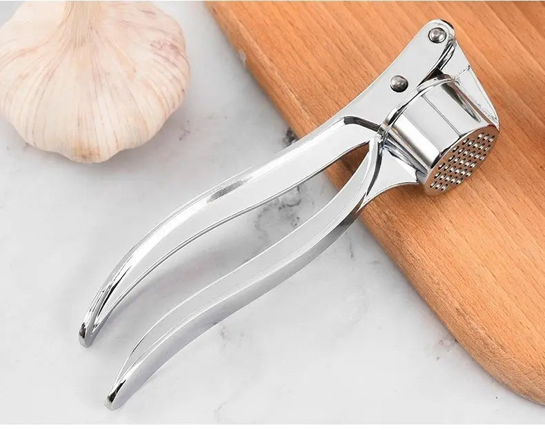 Manual Garlic Press with Zinc Alloy Body