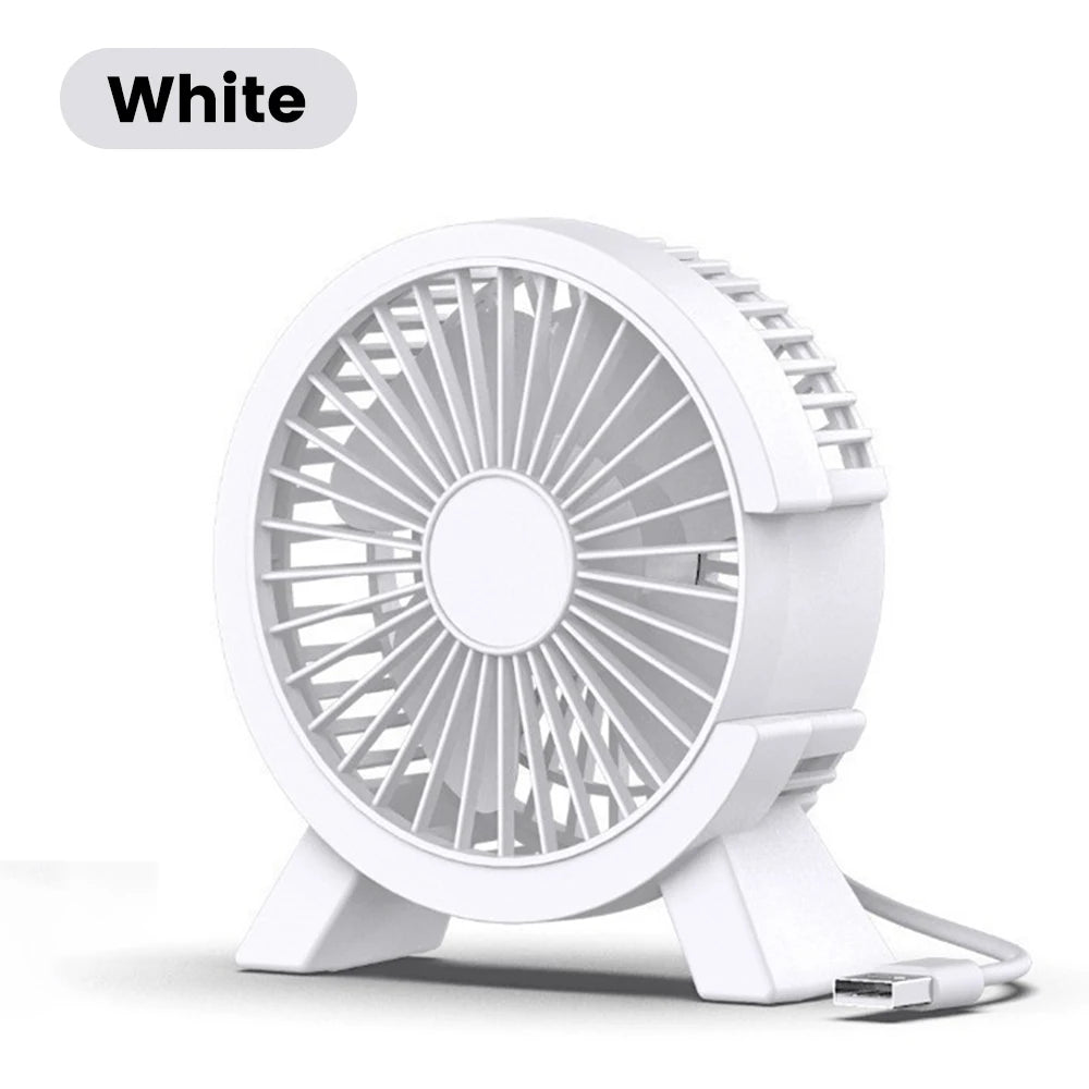 Mini USB Rechargeable Desk Fan