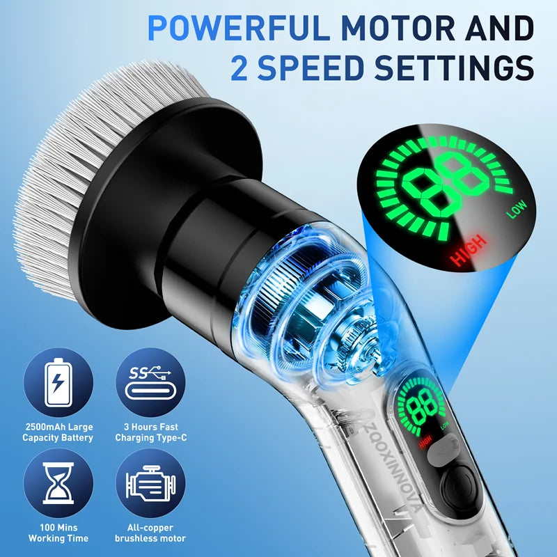 Nestlyra Cordless Multi-Surface Spin Scrubber