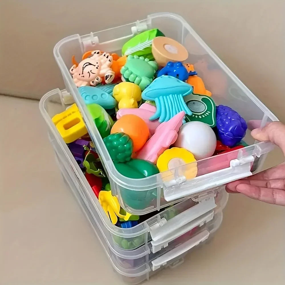 4-Layer Portable Compartment Storage Box