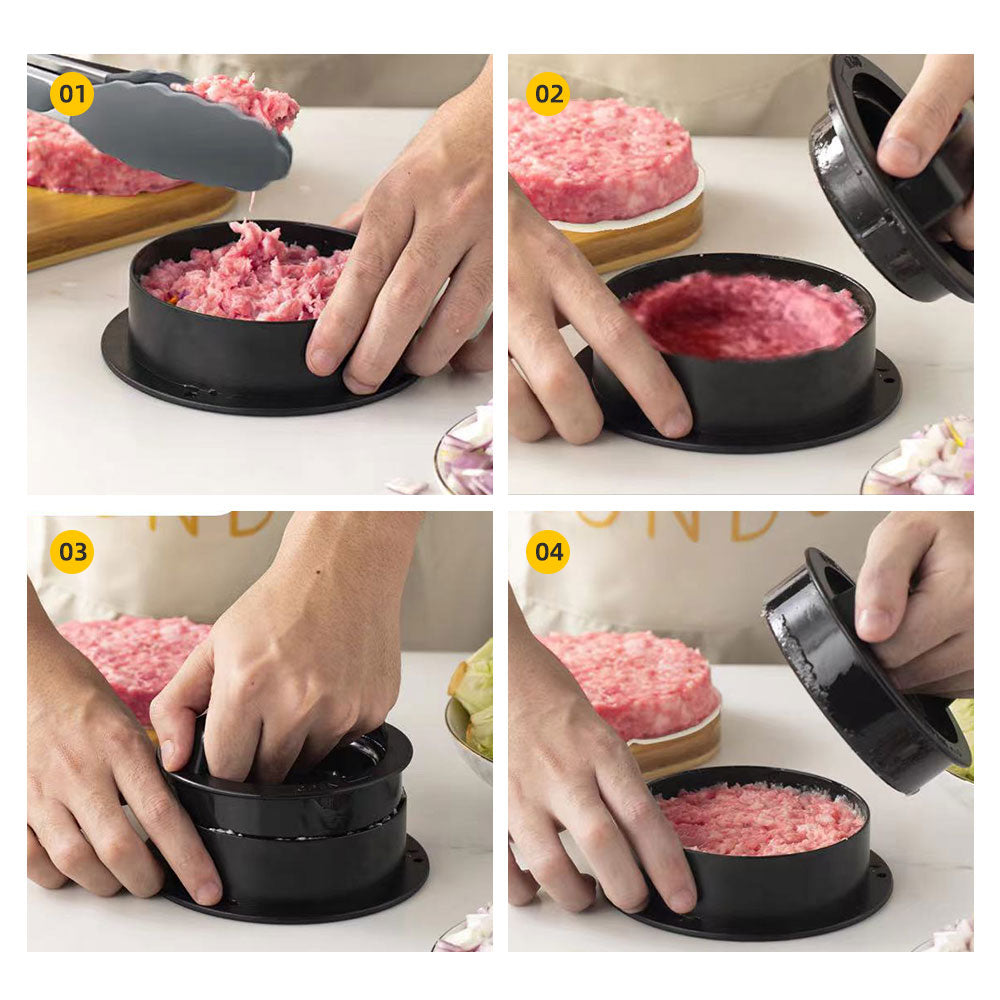 3-in-1 Burger Press with Mini Patty Mold
