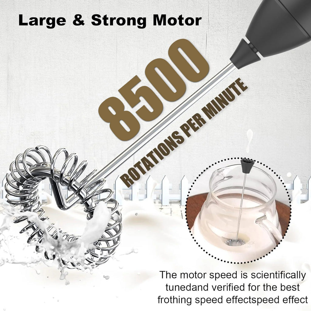 USB Rechargeable 3-Speed Milk Frother