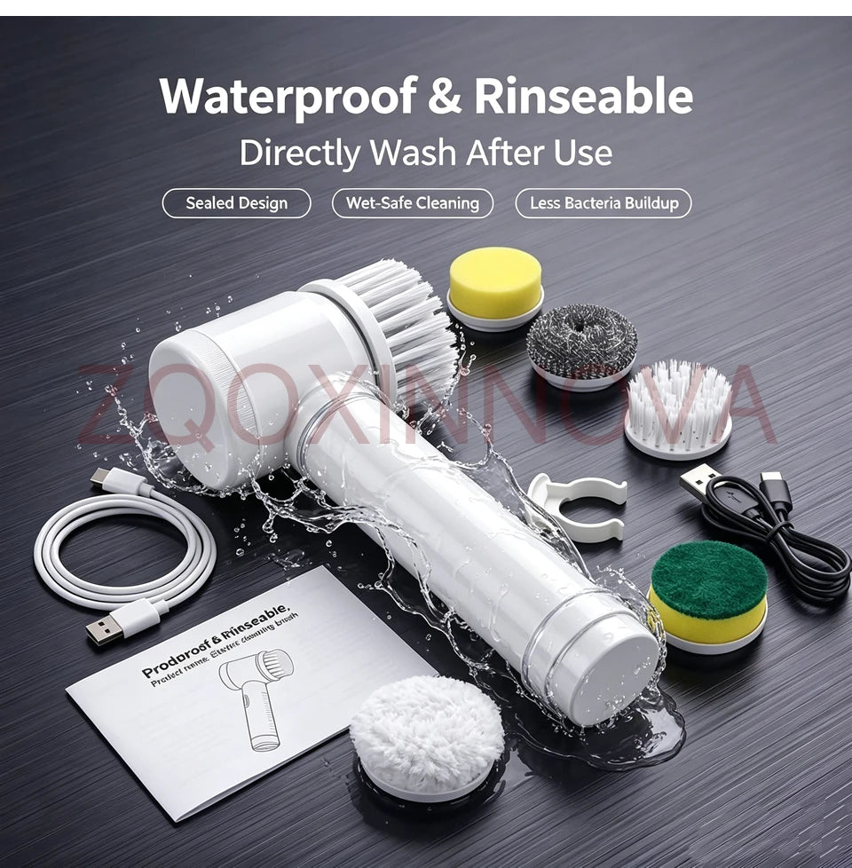 Nestlyra Cordless Multi-Surface Spin Scrubber