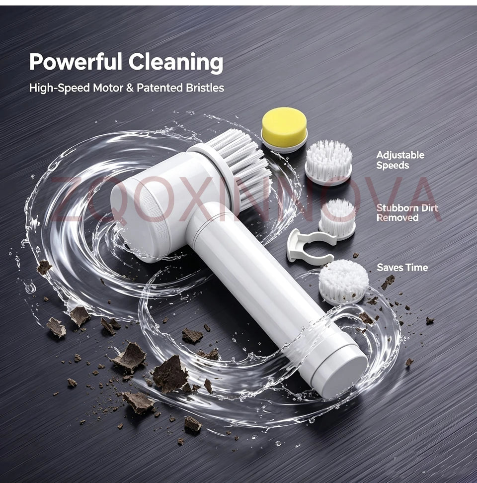 Nestlyra Cordless Multi-Surface Spin Scrubber