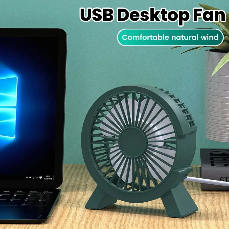 Mini USB Rechargeable Desk Fan