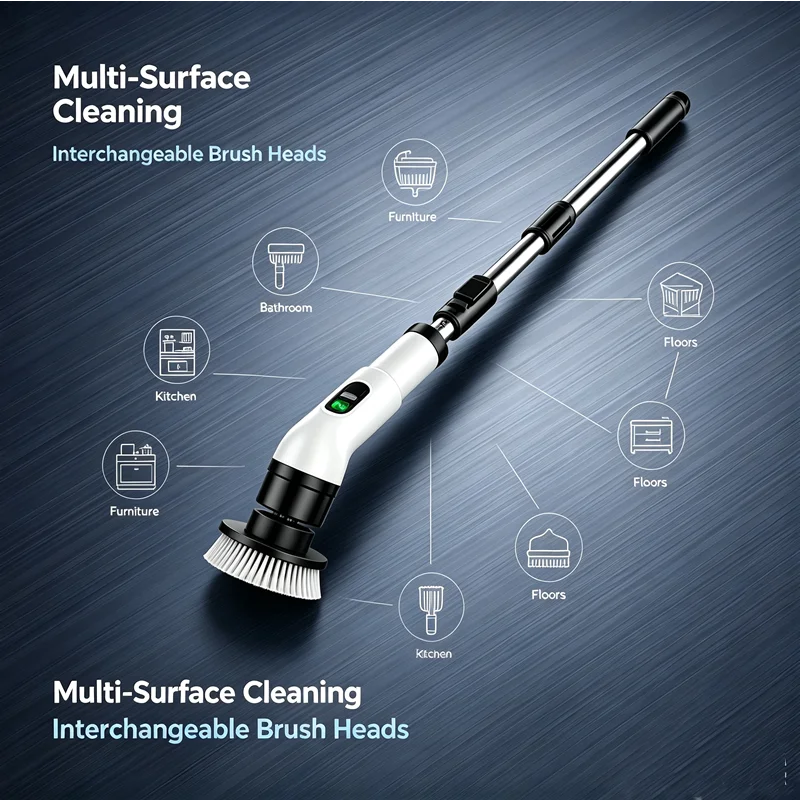 Nestlyra Cordless Multi-Surface Spin Scrubber