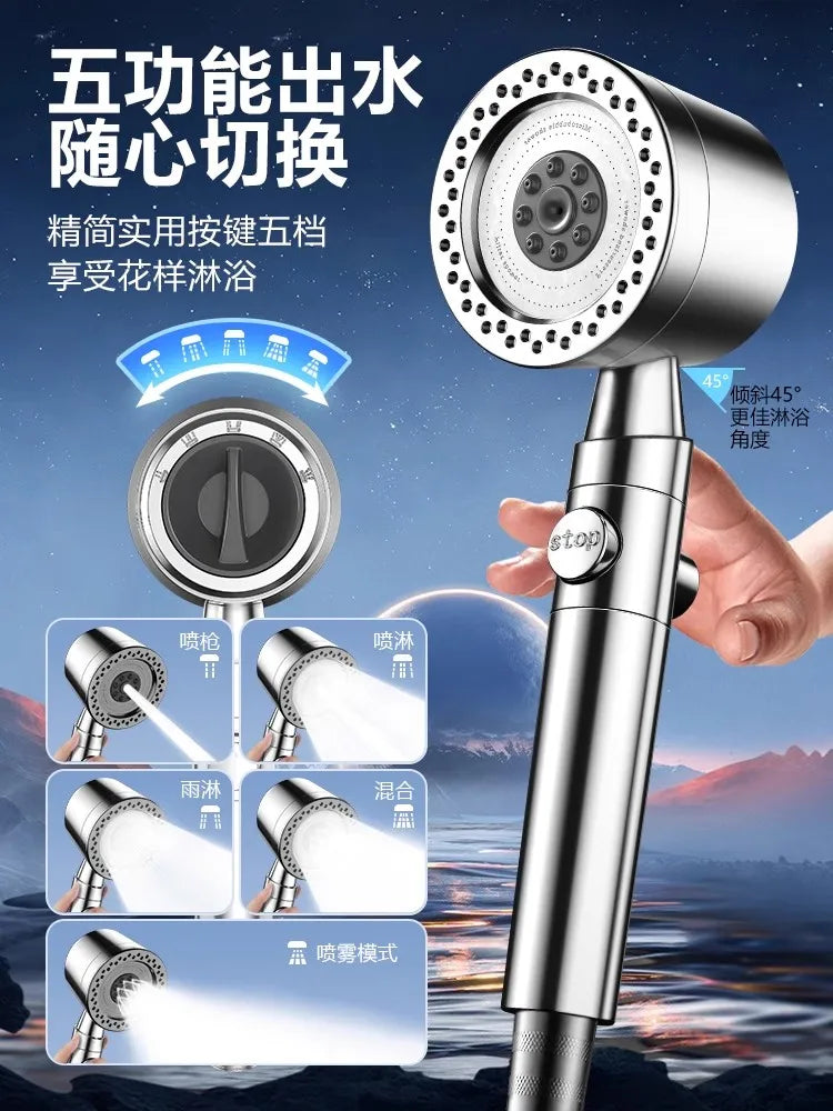 Nestlyra 6-Mode Shower Head & Accessories