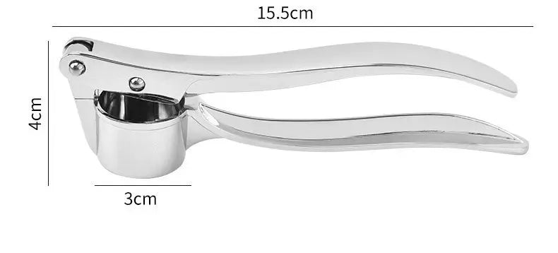 Manual Garlic Press with Zinc Alloy Body