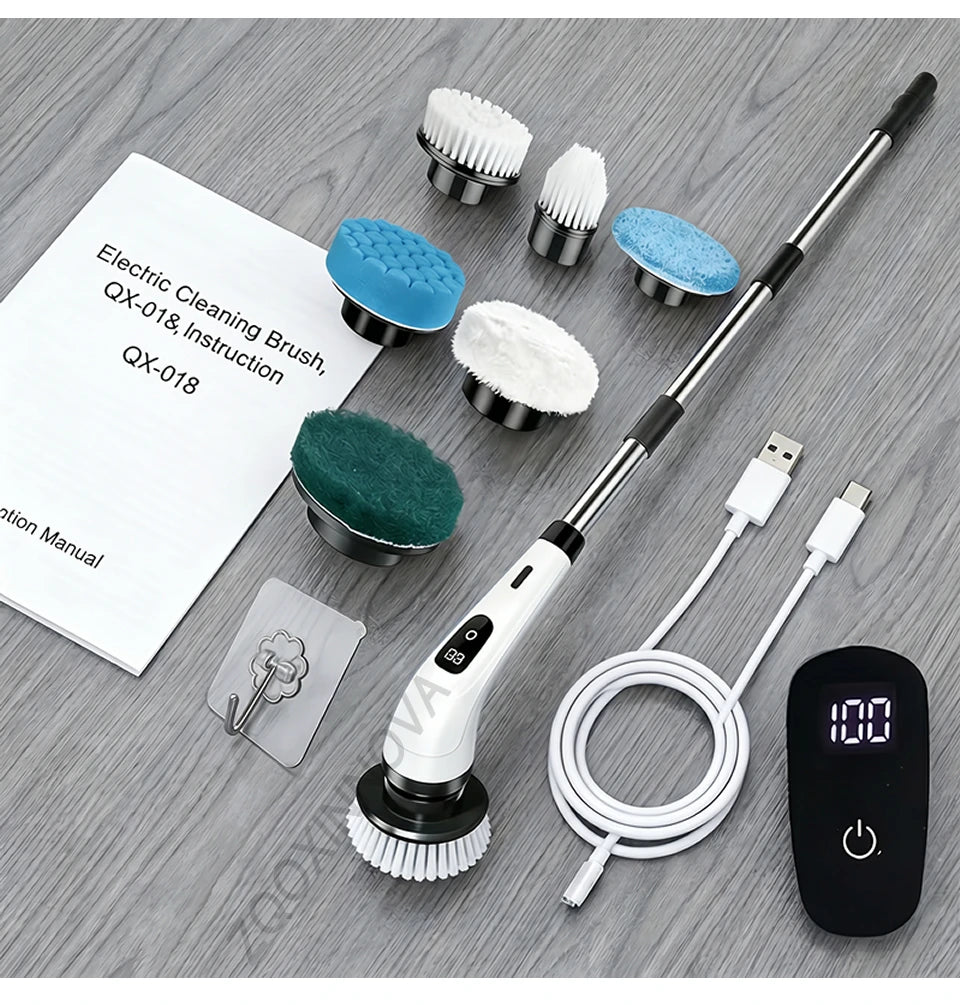 Nestlyra Cordless Multi-Surface Spin Scrubber