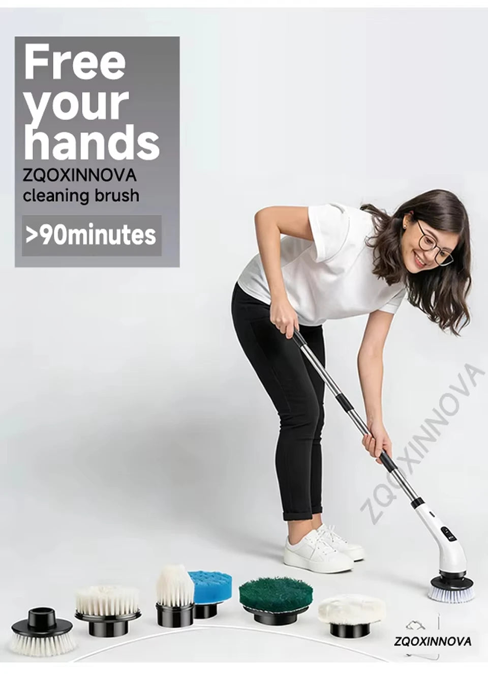 Nestlyra Cordless Multi-Surface Spin Scrubber