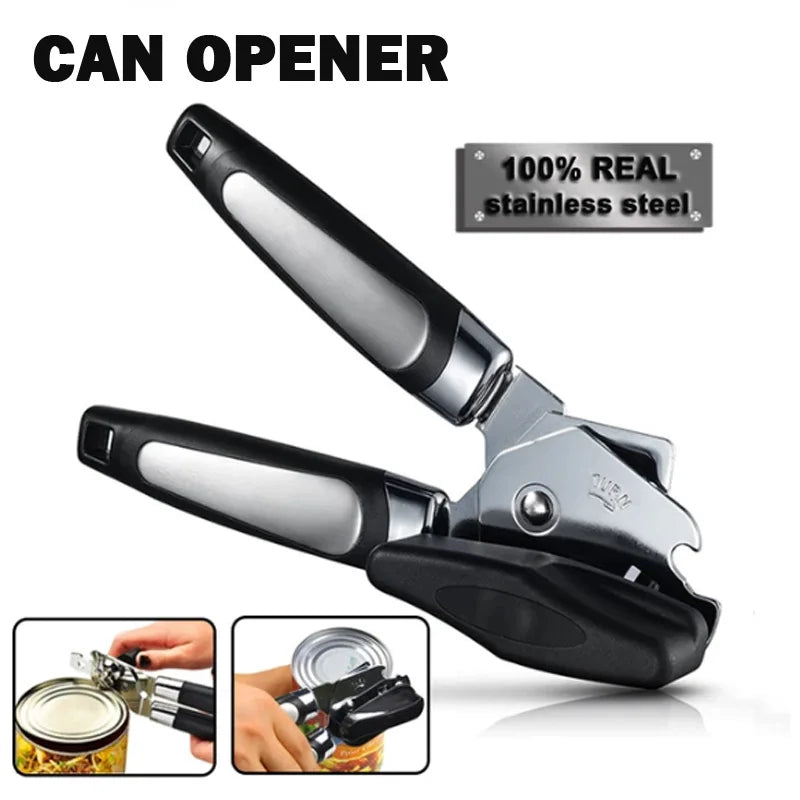 Stainless Steel Manual Can & Bottle Opener