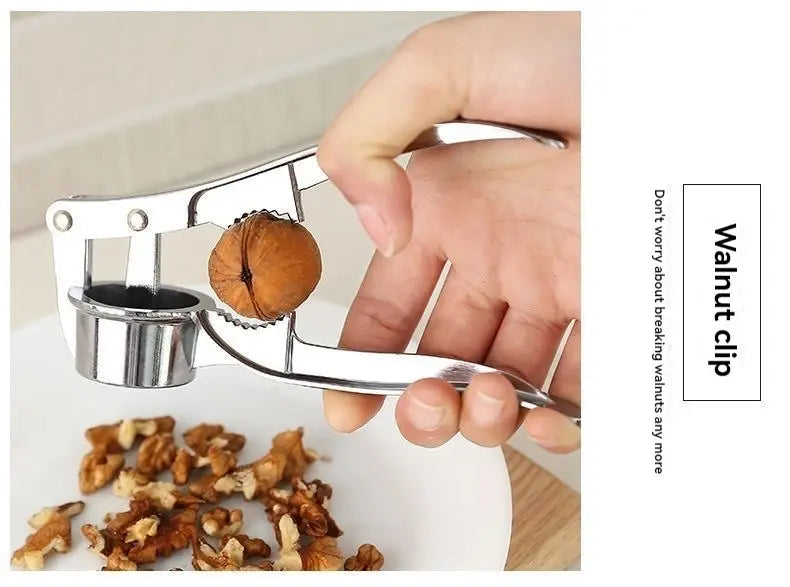 Manual Garlic Press with Zinc Alloy Body