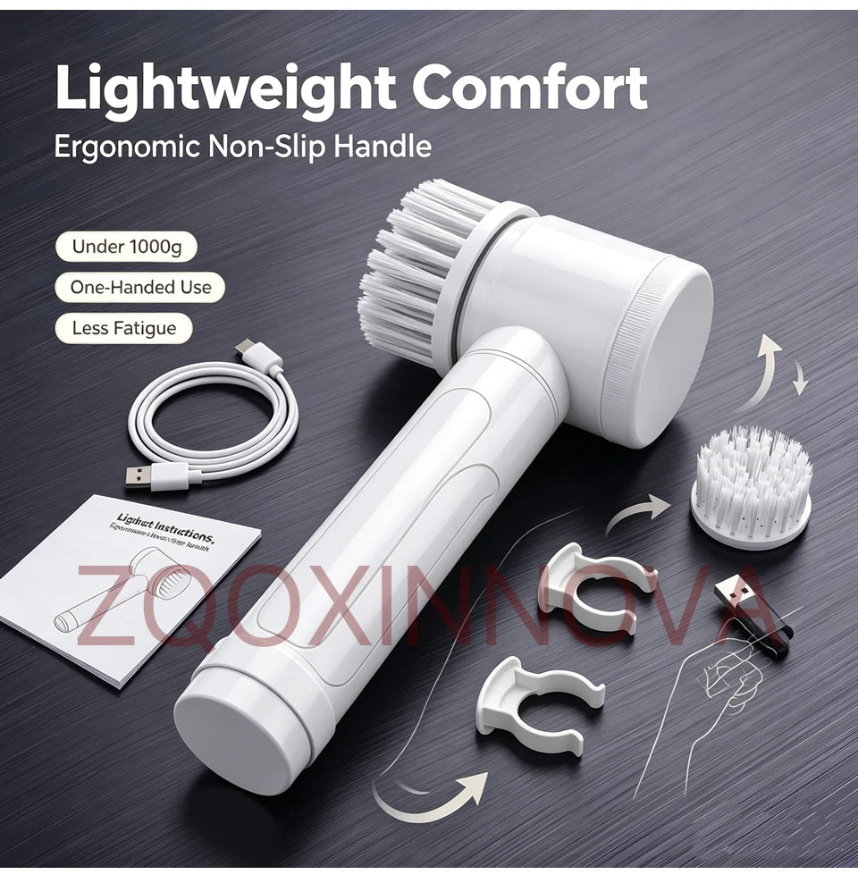 Nestlyra Cordless Multi-Surface Spin Scrubber