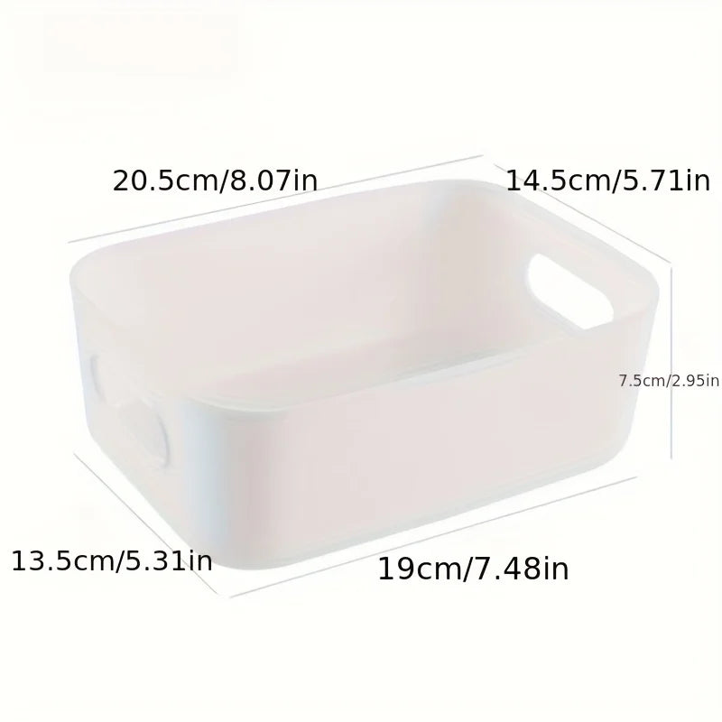 Stackable Kitchen & Bathroom Storage Box Set – 5 Pieces