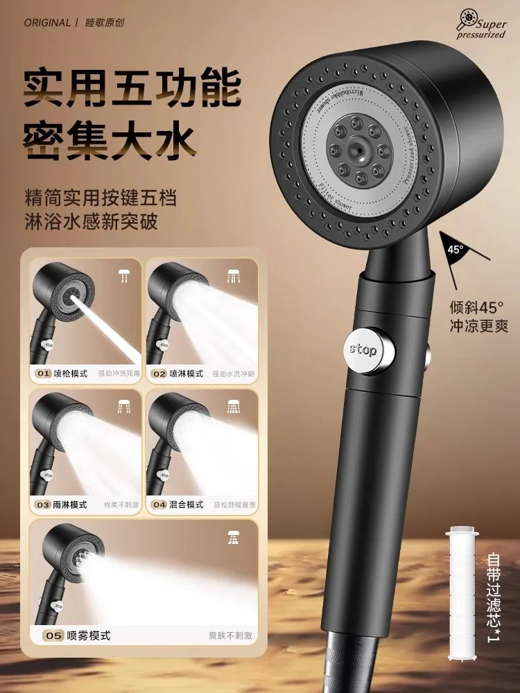 Nestlyra 6-Mode Shower Head & Accessories