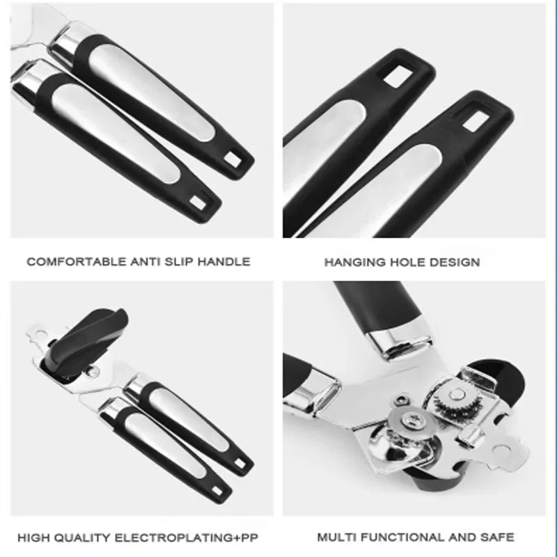 Stainless Steel Manual Can & Bottle Opener